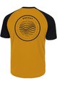 ROCDAY Koszulka kolarska z krótkim rękawem - GRAVEL - żółty/czarny