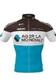 ROSTI Koszulka kolarska z krótkim rękawem - AG2R 2020 - niebieski/brązowy/biały