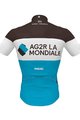 ROSTI Koszulka kolarska z krótkim rękawem - AG2R 2020 - niebieski/brązowy/biały