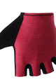 SANTINI Kolarskie rękawiczki z krótkimi palcami - CLASSE - czerwony