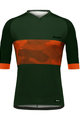 SANTINI Koszulka kolarska z krótkim rękawem - BOSCO MTB - zielony/pomarańczowy