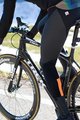 SANTINI Długie spodnie kolarskie z szelkami - VEGA GRIDO WINTER - szary/czarny