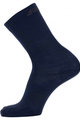 SANTINI Kolarskie klasyczne skarpetki - WOOL SOCKS - niebieski