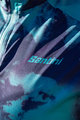 SANTINI Kolarska kurtka przeciwwiatrowa - NEBULA STORM LADY - jasnoniebieski