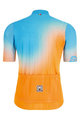 SANTINI Koszulka kolarska z krótkim rękawem - TERRA MTB - pomarańczowy/turkusowy