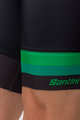 SANTINI Krótkie spodnie kolarskie z szelkami - LA VUELTA 2021 - czarny/zielony