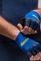 SANTINI Kolarskie rękawiczki z krótkimi palcami - LA VUELTA 2021 - niebieski