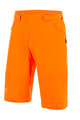 SANTINI Krótkie spodnie kolarskie bez szelek - SELVA MTB - pomarańczowy