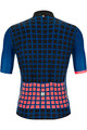 SANTINI Koszulka kolarska z krótkim rękawem - MITO GRIDO - różowy/czarny/niebieski