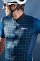 SANTINI Koszulka kolarska z krótkim rękawem - MITO GRIDO - różowy/czarny/niebieski
