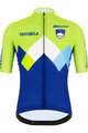 SANTINI Koszulka kolarska z krótkim rękawem - TEAM SLOVENIA 2020 - niebieski/zielony
