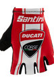 SANTINI Kolarskie rękawiczki z krótkimi palcami - DUCATI CORSE 2019 - czarny