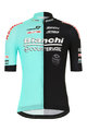 SANTINI Koszulka kolarska z krótkim rękawem - TEAM BIANCHI 2019 - czarny/turkusowy