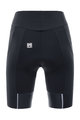 SANTINI Krótkie spodnie kolarskie bez szelek - ALBA WINTER - czarny