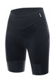 SANTINI Krótkie spodnie kolarskie bez szelek - ALBA WINTER - czarny