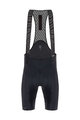 SANTINI Krótkie spodnie kolarskie z szelkami - TONO PURO - czarny