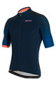 SANTINI Koszulka kolarska z krótkim rękawem - KARMA MILLE - niebieski/różowy