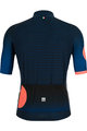 SANTINI Koszulka kolarska z krótkim rękawem - KARMA MILLE - niebieski/różowy