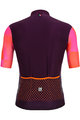 SANTINI Koszulka kolarska z krótkim rękawem - MITO SPILLO - pomarańczowy/bordowy/różowy