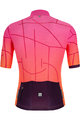 SANTINI Koszulka kolarska z krótkim rękawem - TONO PURO - różowy/bordowy/pomarańczowy