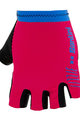SANTINI Kolarskie rękawiczki z krótkimi palcami - LUCE - różowy/niebieski