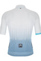 SANTINI Koszulka kolarska z krótkim rękawem - KARMA LUCE - jasnoniebieski/biały