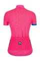 SANTINI Koszulka kolarska z krótkim rękawem - GIADA HIP LADY - niebieski/różowy