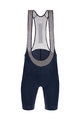 SANTINI Krótkie spodnie kolarskie z szelkami - KARMA DELTA - niebieski