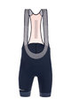SANTINI Krótkie spodnie kolarskie z szelkami - KARMA KITE - niebieski