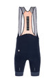 SANTINI Krótkie spodnie kolarskie z szelkami - KARMA KITE - niebieski