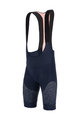 SANTINI Krótkie spodnie kolarskie z szelkami - FRECCIA - niebieski