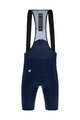 SANTINI Krótkie spodnie kolarskie z szelkami - TONO DINAMO - niebieski