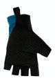 SANTINI Kolarskie rękawiczki z krótkimi palcami - ISTINTO - niebieski