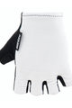 SANTINI Kolarskie rękawiczki z krótkimi palcami - CUBO - biały