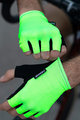 SANTINI Kolarskie rękawiczki z krótkimi palcami - CUBO - zielony