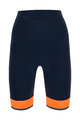 SANTINI Krótkie spodnie kolarskie bez szelek - GIADA LUX LADY - pomarańczowy/niebieski