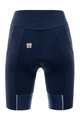 SANTINI Krótkie spodnie kolarskie bez szelek - PRO ALBA LADY - niebieski