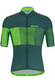 SANTINI Koszulka kolarska z krótkim rękawem - TONO FRECCIA - zielony