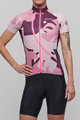 SANTINI Koszulka kolarska z krótkim rękawem - GIADA MAUI LADY - kolorowy/różowy