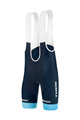 SANTINI Krótkie spodnie kolarskie z szelkami - TREK TFR XC 2021 - niebieski