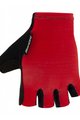 SANTINI Kolarskie rękawiczki z krótkimi palcami - CUBO  - czerwony