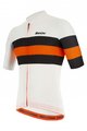 SANTINI Koszulka kolarska z krótkim rękawem - SLEEK BENGAL - pomarańczowy/czarny/biały