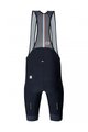 SANTINI Krótkie spodnie kolarskie z szelkami - TOUR DE FRANCE 2022 - niebieski