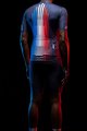 SANTINI Koszulka kolarska z krótkim rękawem - TOUR DE FRANCE 2022 - biały/czerwony/niebieski