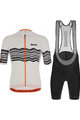 SANTINI Krótka koszulka kolarska i spodenki - TONO PROFILO - pomarańczowy/czarny/biały