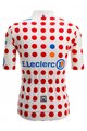 SANTINI Koszulka kolarska z krótkim rękawem - TOUR DE FRANCE 2024 - czerwony/biały