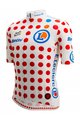 SANTINI Koszulka kolarska z krótkim rękawem - TOUR DE FRANCE 2023 - czerwony/biały