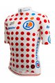 SANTINI Koszulka kolarska z krótkim rękawem - TOUR DE FRANCE 2024 - czerwony/biały