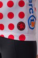 SANTINI Koszulka kolarska z krótkim rękawem - TOUR DE FRANCE 2024 - czerwony/biały