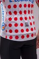 SANTINI Koszulka kolarska z krótkim rękawem - TOUR DE FRANCE 2024 - czerwony/biały